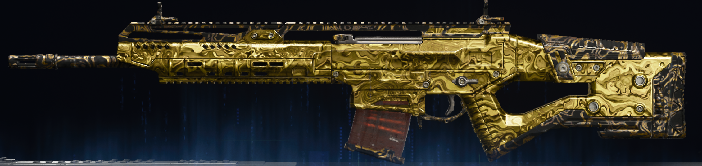 Rendu du camouflage Damas doré sur KRS-7.62